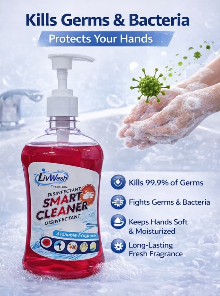 LivWash Smart Cleaner disinfectant hand wash