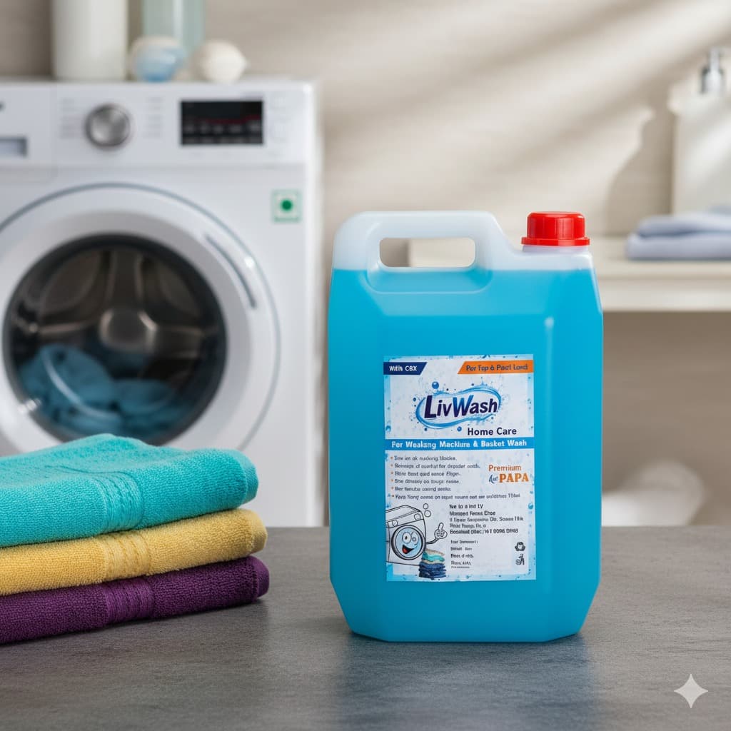 LivWash washing machine liquid jerry can
